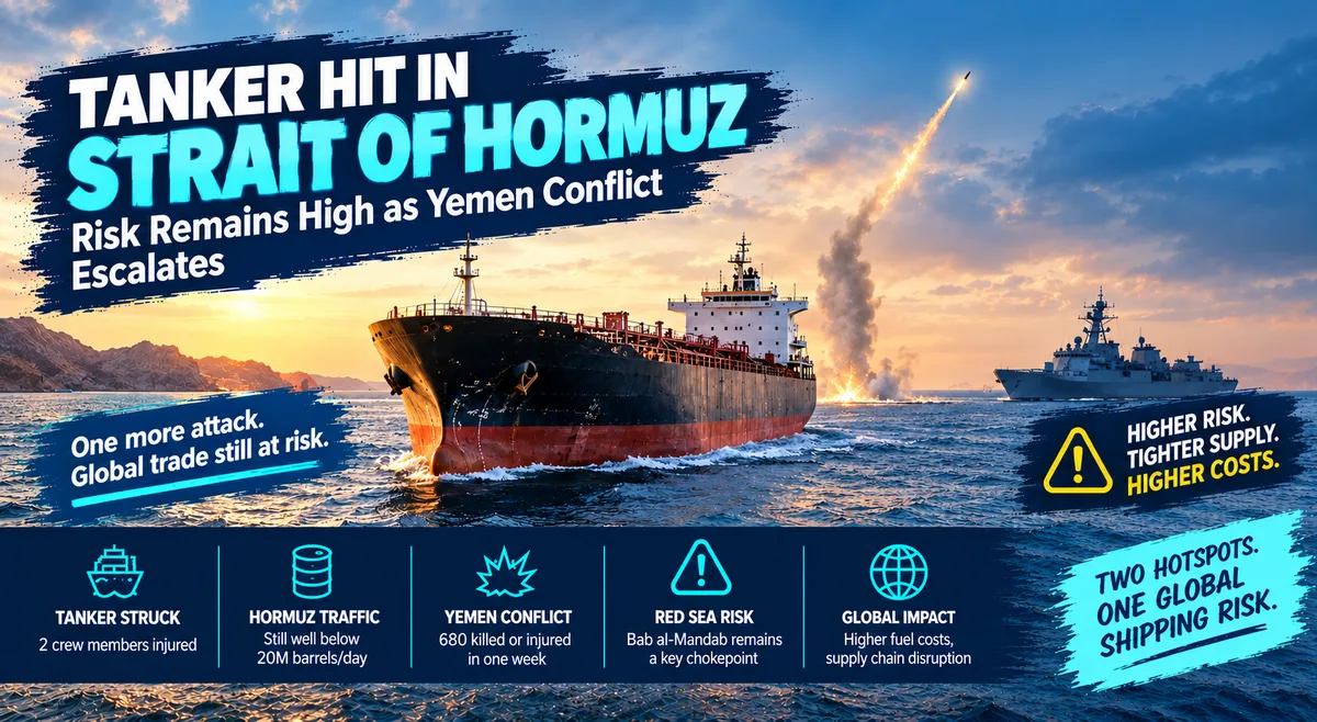 A Tanker Was Just Hit Entering the Strait of Hormuz — Here's the Latest on Shipping Through the World's Most Dangerous Waterway