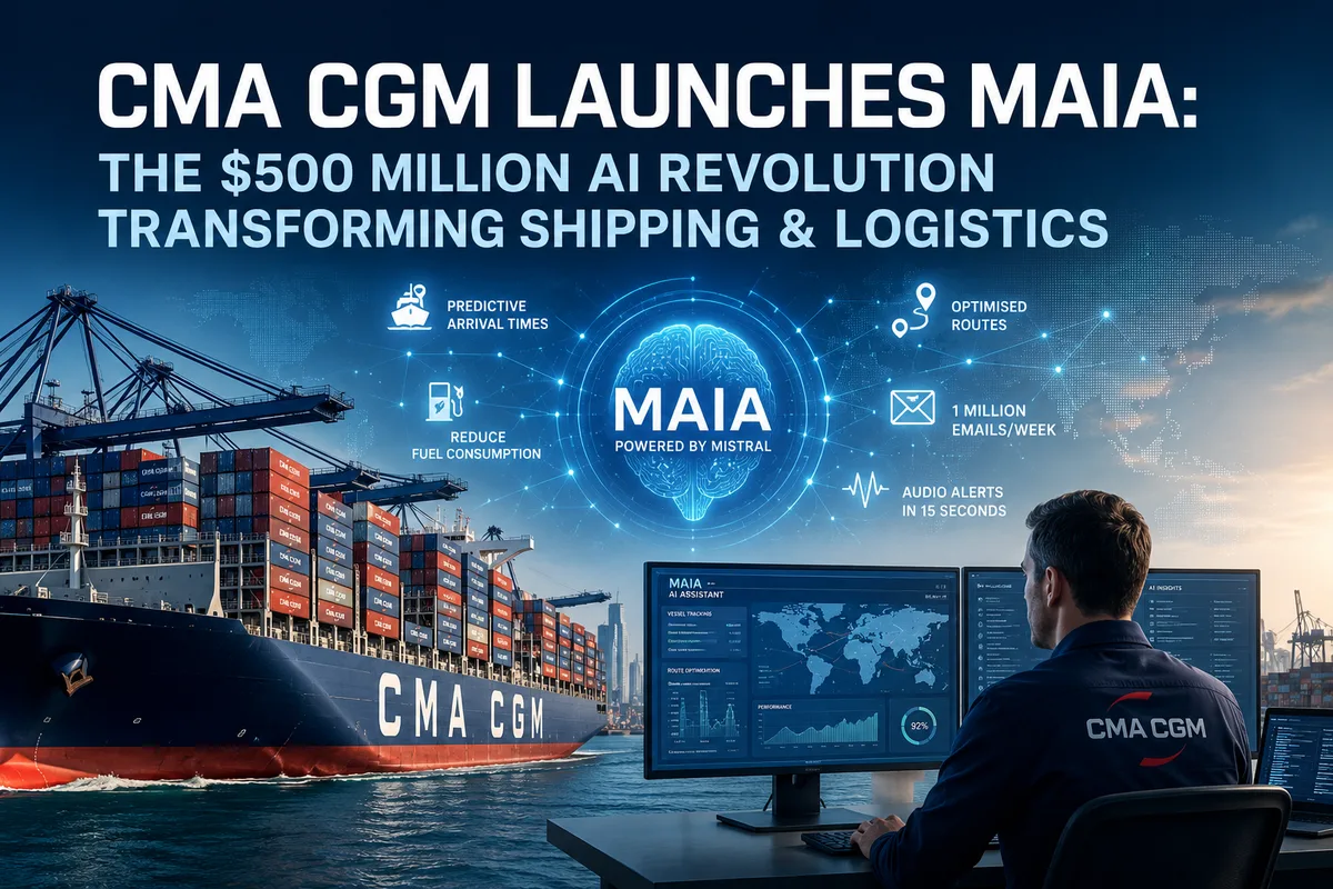 The World's 3rd Largest Shipping Company Just Gave 80,000 Employees an AI Assistant — Here's What It Does