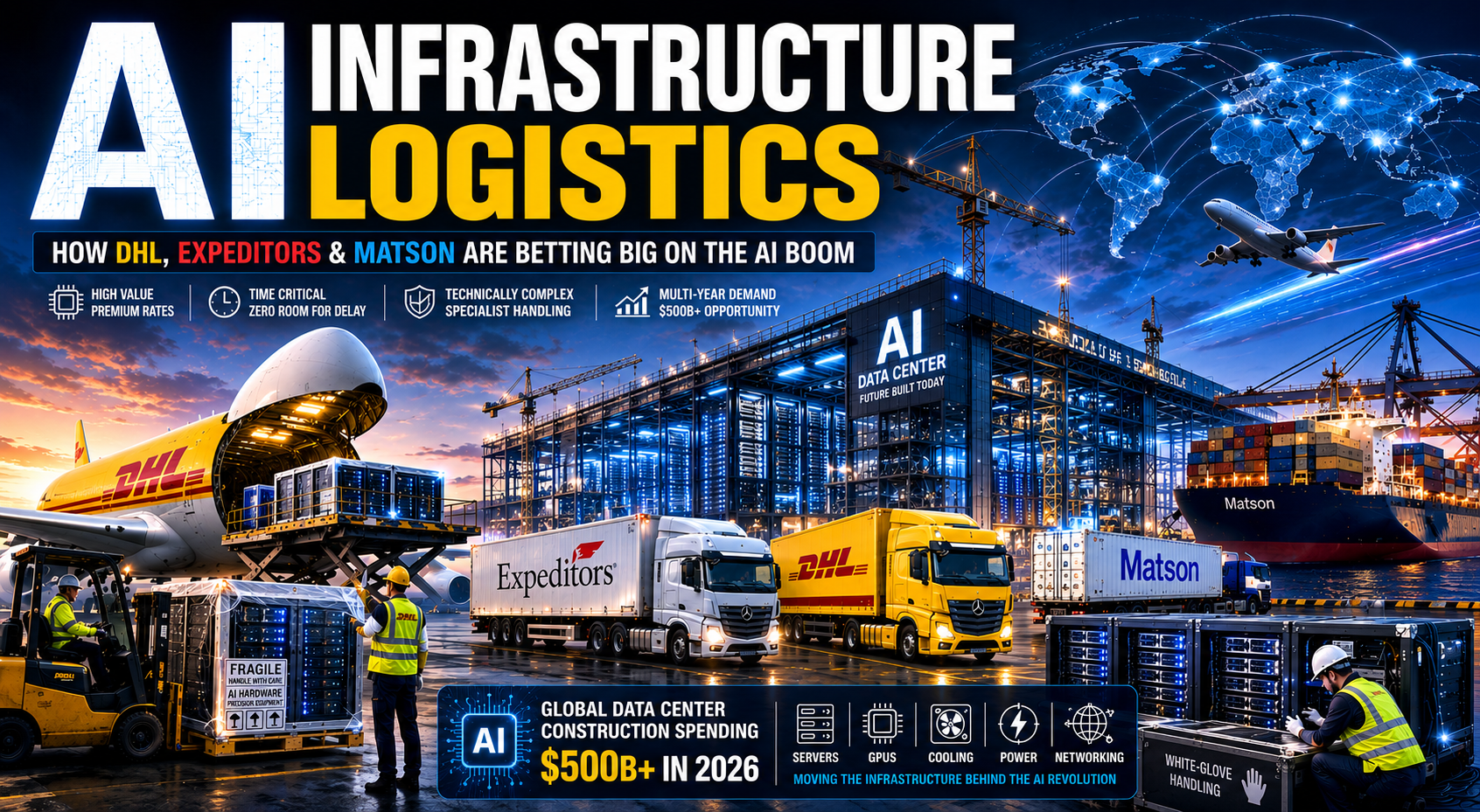 DHL, Expeditors & Matson All Agree: AI Infrastructure Is the Biggest New Freight Opportunity of 2026