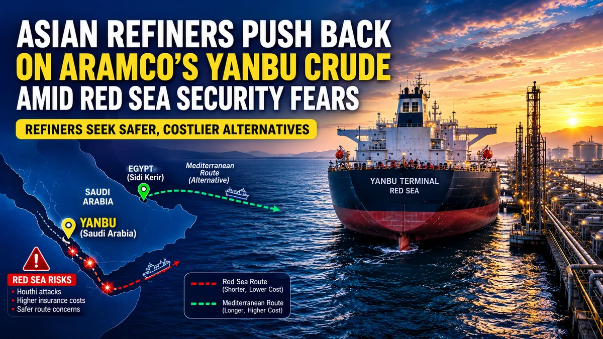 Asian Refiners Push Back on Loading Saudi Oil at Red Sea Port Over Safety Fears