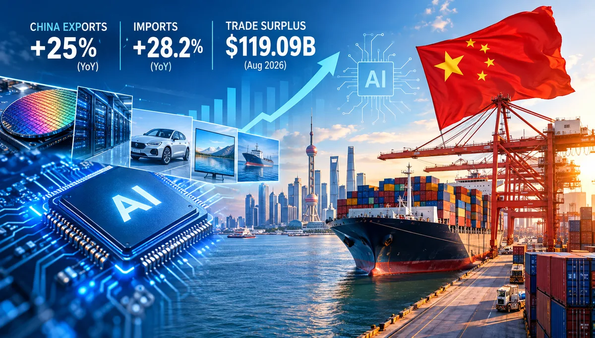 China's Exports Just Jumped 25% — And AI Chips, Not Consumer Goods, Are Driving the Boom