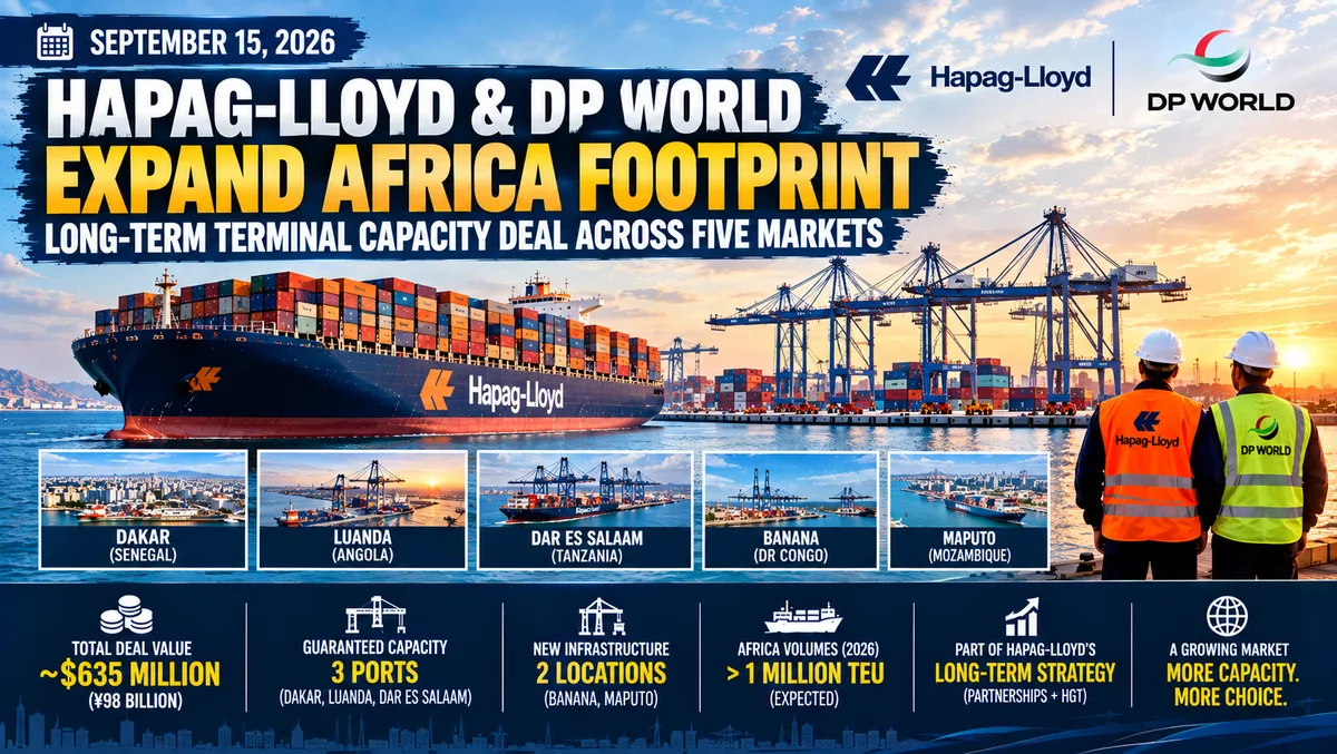 Hapag-Lloyd Just Locked In Terminal Space Across Five African Ports — Here Is Why Africa Is Becoming Shipping's Next Big Battleground