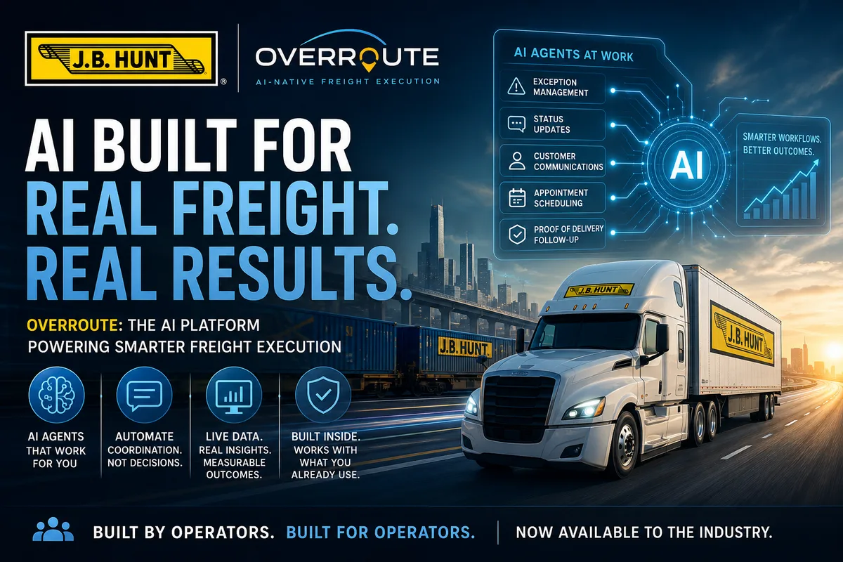 America's Largest Trucking Company Built an AI That Runs Inside Its Own Freight Network — And Now It's Open to Everyone