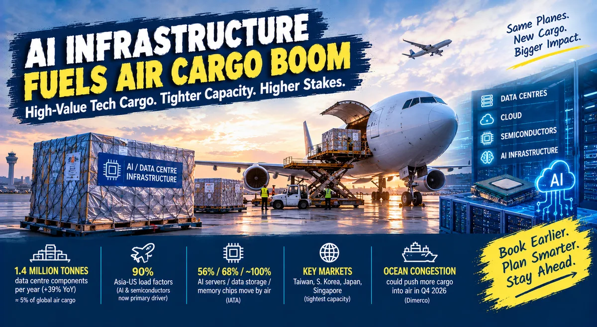 Air Cargo Shifts Toward AI, Semiconductor and Data-Centre Freight