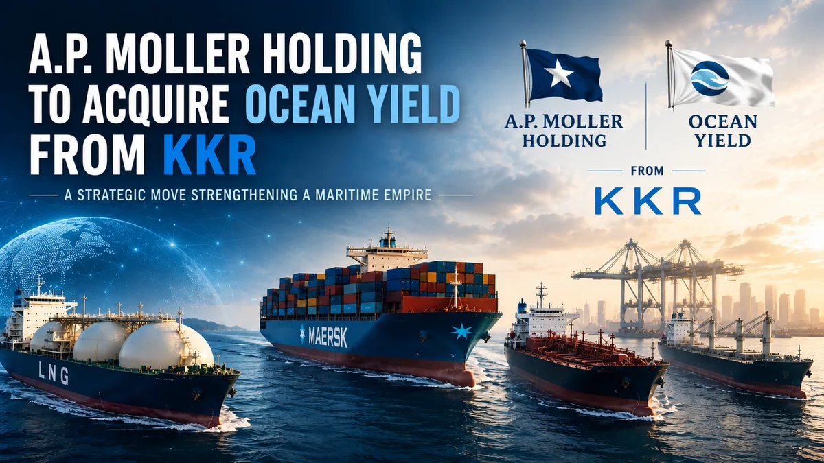 The Maersk Family Just Bought 70+ Ships From KKR — What A.P. Moller's Ocean Yield Deal Signals for Maritime Consolidation