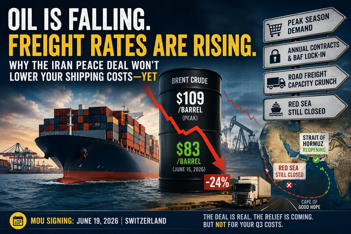 The Iran Deal Is Done — But Don't Expect Freight Rates to Fall Any Time Soon. Here's Why.